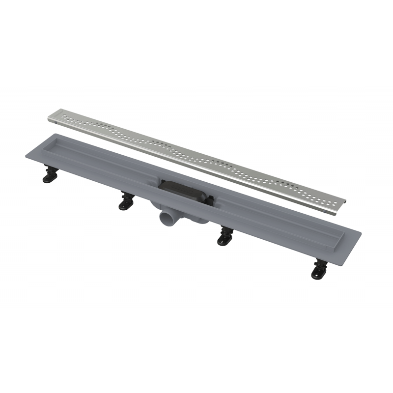 APZ8-850M SIMPLE Podlahový žľab s okrajom pre perforovaný rošt